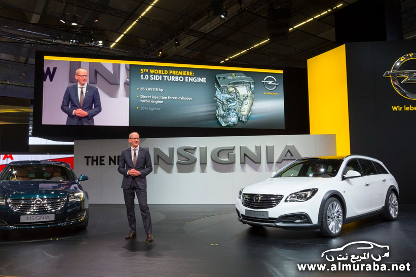 أوبل إنسيجنيا تعلن عن نموذج سيارتها المحدث في معرض فرانكفورت للسيارات Opel Insignia 3